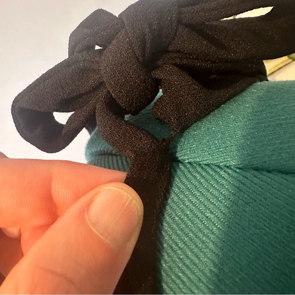 Dress The Population Lita Dress Sleeveless Tie Shoulder Sheath Black small - Picture 11 of 16